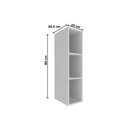 Ver imagem 2 de Armário Cozinha Modulado Garrafeiro Cz-3318 20cm Branco Tecno Mobili