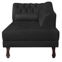 Ver imagem 5 de Diva Recamier Dora 130cm Lado Direito Preto