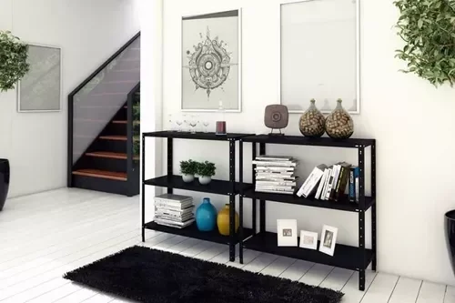 Ver imagem 1 de Bancada 30x91x1,00mt com 3 Bandejas Cor Preta