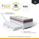 Ver imagem 5 de Cama Box com Colchão de Molas Ensacadas Anjos Classic + Auxiliar de Espuma Unique Solteiro 88cm