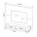 Ver imagem 4 de Painel para Tv até 43 Polegadas com Nicho Jazz Mel 120cm
