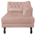 Ver imagem 5 de Diva Recamier Dora 130cm Lado Direito Rosa Rosê