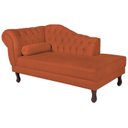 Ver imagem 2 de Diva Recamier Dora 130cm Lado Direito Laranja Terracota
