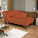 Ver imagem 1 de Diva Recamier Dora 130cm Lado Direito Laranja Terracota