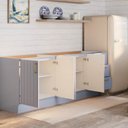 Ver imagem 2 de Cozinha Modulada 2 Peças 2 Balcões sem Tampo Marselha Cabecasa Madeiraoriginals