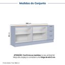 Ver imagem 4 de Cozinha Modulada 2 Peças 2 Balcões sem Tampo Marselha Cabecasa Madeiraoriginals