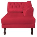 Ver imagem 5 de Diva Recamier Dora 130cm Lado Direito Vermelho