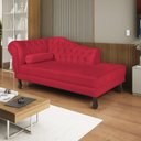 Ver imagem 1 de Diva Recamier Dora 130cm Lado Direito Vermelho