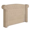 Ver imagem 7 de Cabeceira Cama Box Queen 160cm Provença e Recamier Veneto P02 Bouclé Bege - Mpozenato