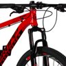 Bicicleta MTB SX Sport Aro 29 Quadro 15 com 21 Marchas Shimano Freio Mecânico Vermelho Preto - - 5