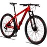 Bicicleta MTB SX Sport Aro 29 Quadro 15 com 21 Marchas Shimano Freio Mecânico Vermelho Preto - - 1