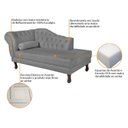 Ver imagem 6 de Diva Recamier Dora 140cm Lado Direito Cinza