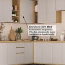 Ver imagem 5 de Cozinha Completa 100 Mdf 11 Peças Espaço Micro-ondas e Tampo 548cm Aura Luciane Móveis