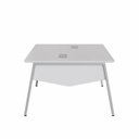 Ver imagem 4 de Plataforma de Trabalho para 2 Pessoas com Caixas de Tomadas 150cm Industrial Executive Cinza