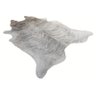 Tapete de Couro de Boi. Pele Bovina Natural. 2,20 x 2,60 M. Tons de Cinza. P004D - 2