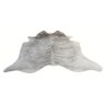 Tapete de Couro de Boi. Pele Bovina Natural. 2,20 x 2,60 M. Tons de Cinza. P004D - 3