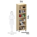 Ver imagem 4 de Paneleiro 2 Portas 100% MDF com Espaço para Micro-ondas 70cm Aura Luciane Móveis