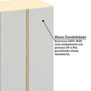 Ver imagem 5 de Paneleiro 2 Portas 100% MDF com Espaço para Micro-ondas 70cm Aura Luciane Móveis