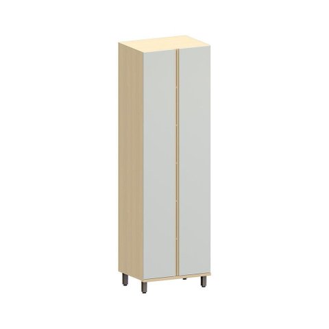 Paneleiro 2 Portas 100% MDF com Espaço para Micro-ondas 70cm Aura Luciane Móveis