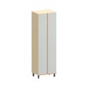 Ver imagem 1 de Paneleiro 2 Portas 100% MDF com Espaço para Micro-ondas 70cm Aura Luciane Móveis