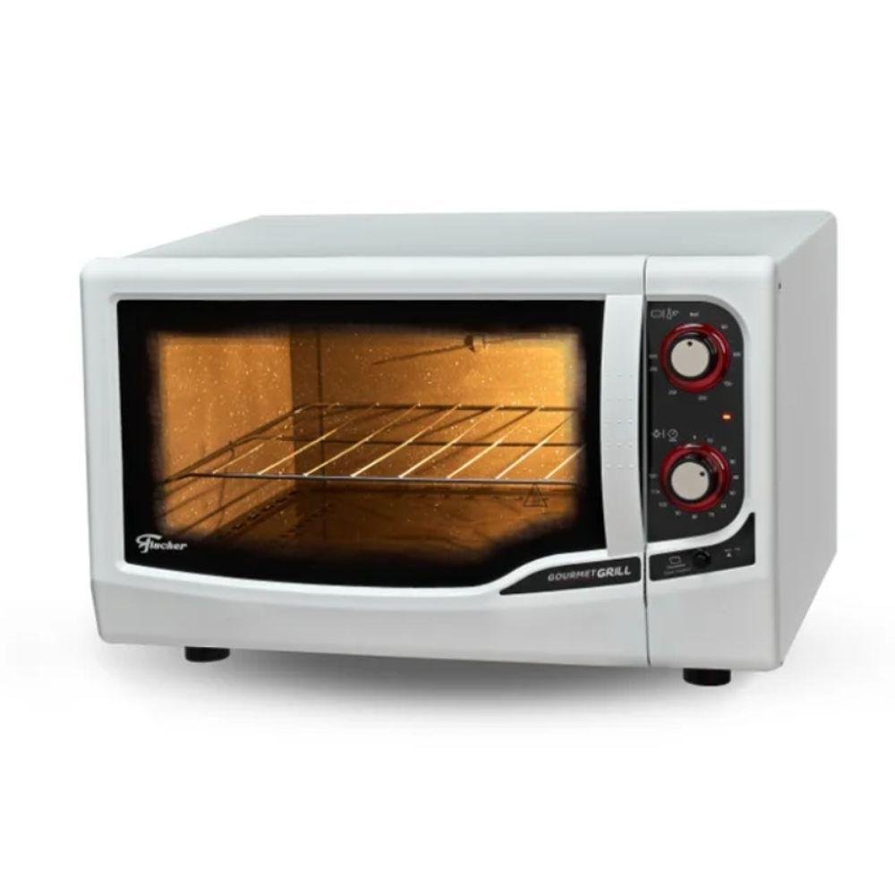 Forno Elétrico Gourmet Grill Bancada Branco 220v - Fischer 44l - 1