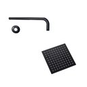 Ver imagem 4 de Ducha Chuveiro Slim 20x20 Quadrado Suporte Parede Banheiro Banho Area Externa Piscina Jardim