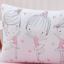 Ver imagem 5 de Jogo de Cama Kids Solteiro Infantil Malha 88x188x25cm Ballet