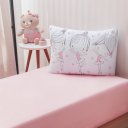 Ver imagem 1 de Jogo de Cama Kids Solteiro Infantil Malha 88x188x25cm Ballet