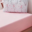 Ver imagem 2 de Jogo de Cama Kids Solteiro Infantil Malha 88x188x25cm Ballet