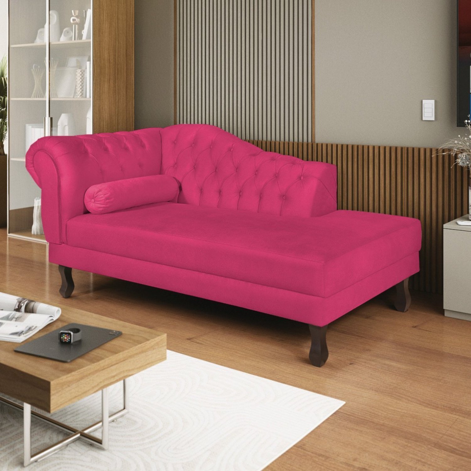 Diva Recamier Dora 160cm Lado Direito Suede - 1