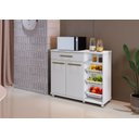 Ver imagem 3 de Fruteira Salinas 01 Gaveta 02 Portas e 03 Cestoss Removíveis Arte Móveis Branco