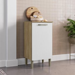 Armário Balcão Multiuso Cristal Suporte para Bebedouro 1 Porta Kits Paraná Freijo Supremo - 5