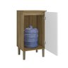 Armário Balcão Multiuso Cristal Suporte para Bebedouro 1 Porta Kits Paraná Freijo Supremo - 3