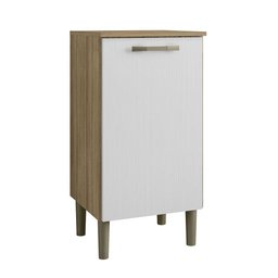 Armário Balcão Multiuso Cristal Suporte para Bebedouro 1 Porta Kits Paraná Freijo Supremo - 1