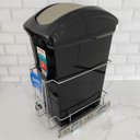 Ver imagem 4 de Lixeira de Cozinha 15L de Embutir com Corrediças Telescópicas Deslizantes Giosul Preto