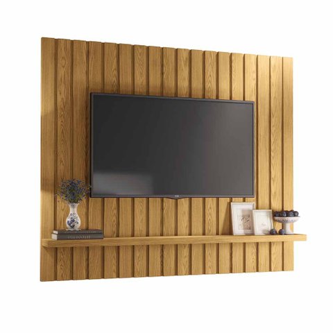 Painel Suspenso Decorativo Luogo 1.6 Ripado Carvalho - Gran Belo