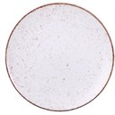 Ver imagem 1 de Jogo 12 Pratos Rasos Tramontina Rústico Marrom Porcelana 28cm Restaurante Mesa Posta