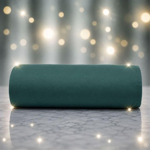 Lençol Avulso Quality Queen Micropercal 600 Fios Macio sem Elástico Verde Musgo