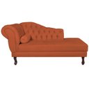 Ver imagem 4 de Diva Recamier Dora 185cm Lado Direito Laranja Terracota