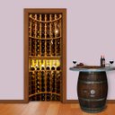 Ver imagem 1 de Adesivo de Porta Vinhos 2 Arte Destaque P - 0,73 X 2.13 Metros