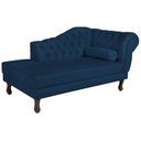 Ver imagem 2 de Diva Recamier Dora 130cm Lado Esquerdo Azul Marinho