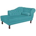 Ver imagem 2 de Diva Recamier Dora 130cm Lado Esquerdo Azul Turquesa