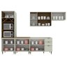 Cozinha Modulada 6 Peças MDF Lary 5 Areia Nature Henn - 3