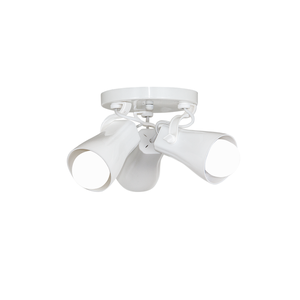 Spot Sobrepor Triplo 3 Alpha Direcionável E27 Branco