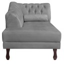 Ver imagem 5 de Diva Recamier Dora 130cm Lado Esquerdo Cinza