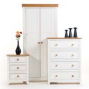 Ver imagem 4 de Mesa de Cabeceira com 3 Gavetas Branco