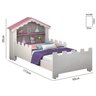 Cama Infantil Princesa Mini Cama Magia Branco/rosa - 2