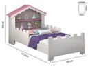 Ver imagem 2 de Cama Infantil Princesa Mini Cama Magia Branco/rosa