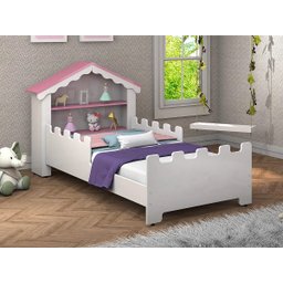Cama Infantil Princesa Mini Cama Magia Branco/rosa - 3