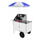 Ver imagem 1 de Carrinho de Tapioca com Guarda Sol e Rodas Pneumáticas Cefaz